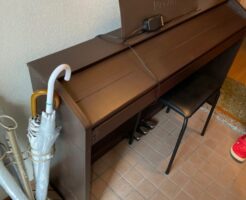 【大津市】電子ピアノ、椅子の回収・処分ご依頼　お客様の声