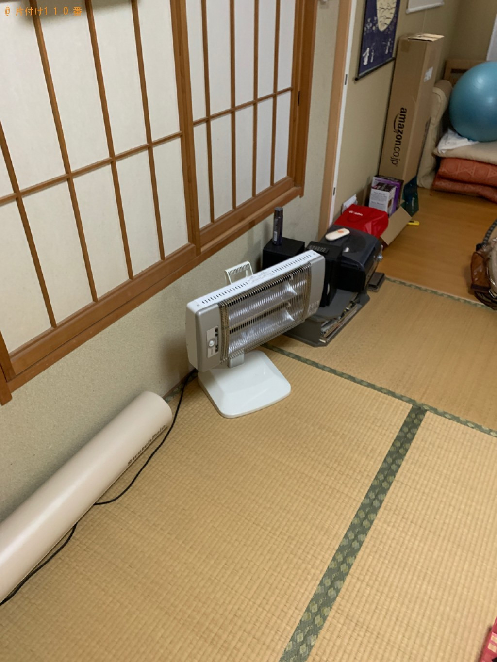 【大津市】折り畳みベッド、テーブル等の回収とハウスクリーニング